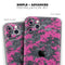 Hot Pink and Gray Digital Camouflage - Skin-Kit compatible with the Apple iPhone 13, 13 Pro Max, 13 Mini, 13 Pro, iPhone 12, iPhone 11 (All iPhones Available)