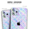 Iridescent Dahlia v8 - Skin-Kit compatible with the Apple iPhone 13, 13 Pro Max, 13 Mini, 13 Pro, iPhone 12, iPhone 11 (All iPhones Available)