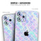 Iridescent Dahlia v9 - Skin-Kit compatible with the Apple iPhone 13, 13 Pro Max, 13 Mini, 13 Pro, iPhone 12, iPhone 11 (All iPhones Available)
