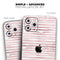 Karamfila Marble & Rose Gold Striped v5 - Skin-Kit compatible with the Apple iPhone 13, 13 Pro Max, 13 Mini, 13 Pro, iPhone 12, iPhone 11 (All iPhones Available)