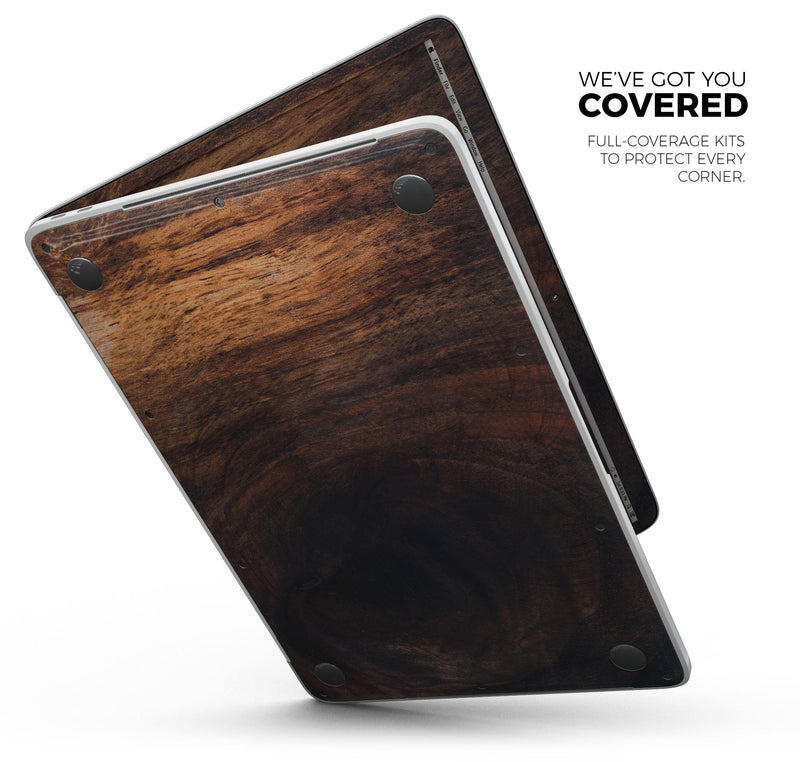 Knotted Rich Wood Plank - Skin Decal Wrap Kit Compatible with the Apple MacBook Pro, Pro with Touch Bar or Air (11", 12", 13", 15" & 16" - All Versions Available)