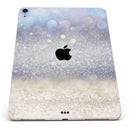 Light Blue and Tan Unfocused Orbs of Light - Full Body Skin Decal for the Apple iPad Pro 12.9", 11", 10.5", 9.7", Air or Mini (All Models Available)