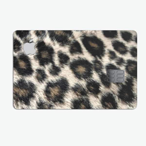 Light Leopard Fur - Premium Protective Decal Skin-Kit for the Apple Credit Card