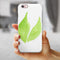 Lime Watercolor Leaves iPhone 6/6s or 6/6s Plus 2-Piece Hybrid INK-Fuzed Case
