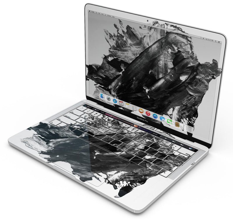 Liquid Abstract Paint V59 - Skin Decal Wrap Kit Compatible with the Apple MacBook Pro, Pro with Touch Bar or Air (11", 12", 13", 15" & 16" - All Versions Available)