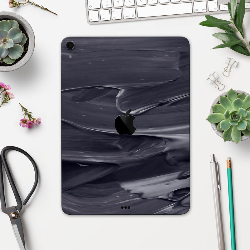 Liquid Abstract Paint Remix V38 - Full Body Skin Decal for the Apple iPad Pro 12.9", 11", 10.5", 9.7", Air or Mini (All Models Available)