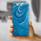 Liquid Blue Color Fusion iPhone 6/6s or 6/6s Plus 2-Piece Hybrid INK-Fuzed Case