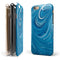 Liquid Blue Color Fusion iPhone 6/6s or 6/6s Plus 2-Piece Hybrid INK-Fuzed Case