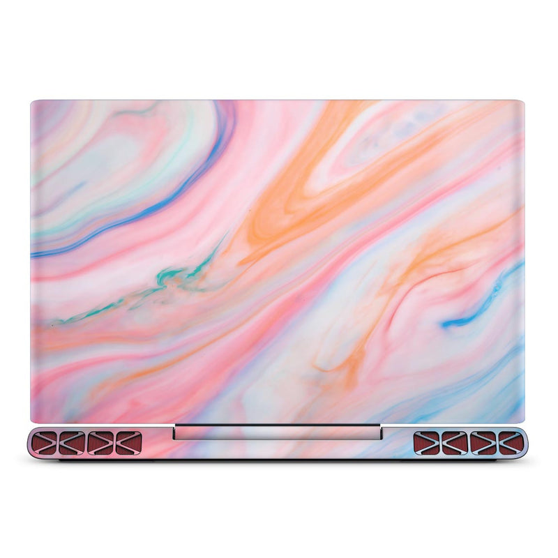 Magical Coral Marble V5 - Full Body Skin Decal Wrap Kit for the Dell Inspiron 15 7000 Gaming Laptop (2017 Model)