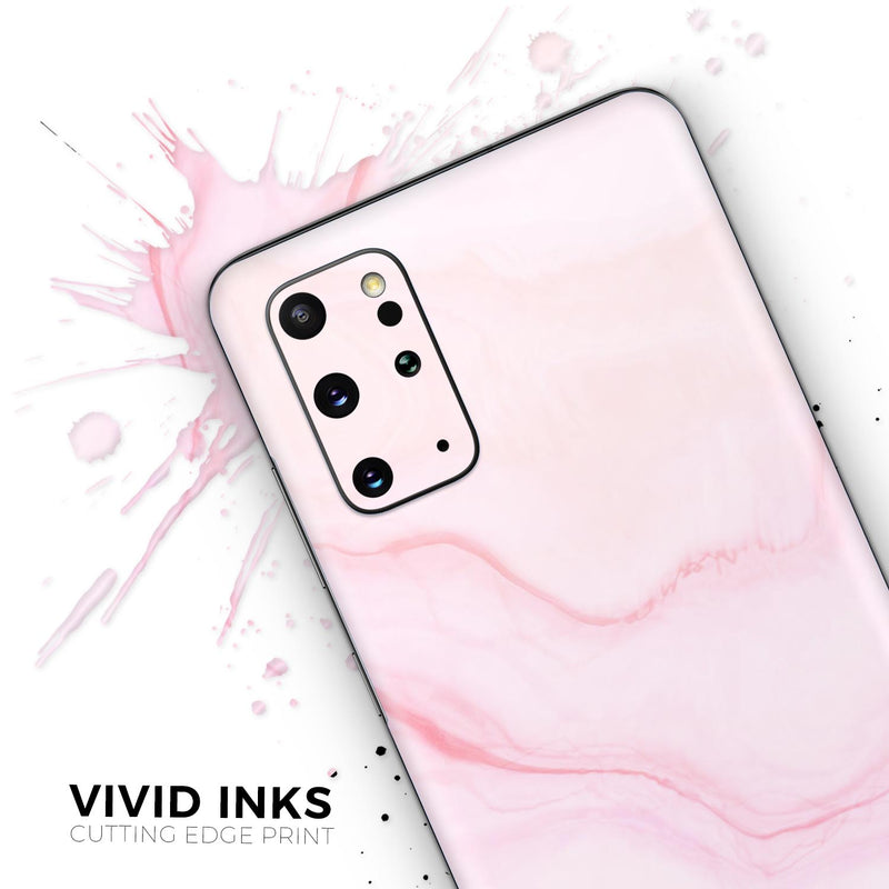 Marble Surface V1 Pink - Skin-Kit for the Samsung Galaxy S-Series S20, S20 Plus, S20 Ultra , S10 & others (All Galaxy Devices Available)