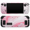 Marbleized Pink Paradise V6 // Full Body Skin Decal Wrap Kit for the Steam Deck handheld gaming computer
