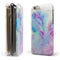 Marbleized Soft Blue V32 iPhone 6/6s or 6/6s Plus 2-Piece Hybrid INK-Fuzed Case