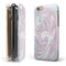Marbleized Swirling Candy Coat iPhone 6/6s or 6/6s Plus 2-Piece Hybrid INK-Fuzed Case