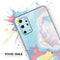 Marbleized Swirling Cotton Candy - Skin-Kit for the Samsung Galaxy S-Series S20, S20 Plus, S20 Ultra , S10 & others (All Galaxy Devices Available)