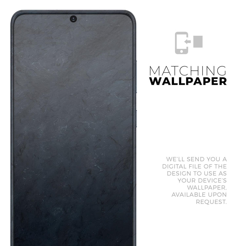 Midnight Navy Grunge Surface - Skin-Kit for the Samsung Galaxy S-Series S20, S20 Plus, S20 Ultra , S10 & others (All Galaxy Devices Available)
