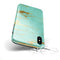 Mint Marble & Digital Gold Foil V2 - iPhone X Swappable Hybrid Case