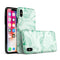 Mint Marble & Digital Gold Foil V6 - iPhone X Swappable Hybrid Case