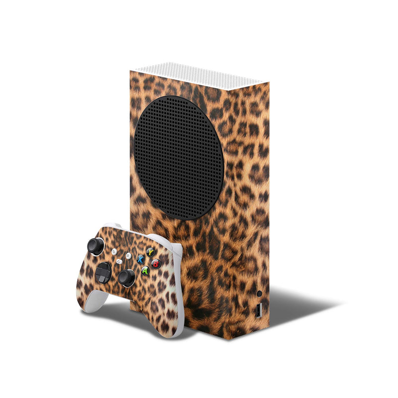 Mirrored Leopard Hide - Full Body Skin Decal Wrap Kit for Xbox Consoles & Controllers