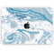Mixtured Blue 57 Textured Marble - Skin Decal Wrap Kit Compatible with the Apple MacBook Pro, Pro with Touch Bar or Air (11", 12", 13", 15" & 16" - All Versions Available)