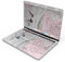 Mixtured Pink and Gray Textured Marble - Skin Decal Wrap Kit Compatible with the Apple MacBook Pro, Pro with Touch Bar or Air (11", 12", 13", 15" & 16" - All Versions Available)