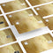 Molten Gold Digital Foil Swirl V12 - Premium Protective Decal Skin-Kit for the Apple Credit Card