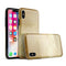 Molten Gold Digital Foil Swirl V12 - iPhone X Swappable Hybrid Case