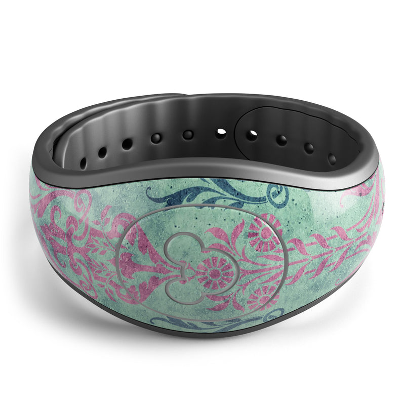 Multicolor Grunge Tribal Pattern - Decal Skin Wrap Kit for the Disney Magic Band