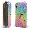 Neon Color Fushion with Black splatters iPhone 6/6s or 6/6s Plus 2-Piece Hybrid INK-Fuzed Case