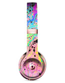 Neon Color Fushion with Black splatters Full-Body Skin Kit for the Beats by Dre Solo 3 Wireless Headphones
