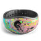 Neon Color Fushion with Black splatters - Decal Skin Wrap Kit for the Disney Magic Band