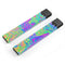 Neon Color Swirls V2 - Premium Decal Protective Skin-Wrap Sticker compatible with the Juul Labs vaping device