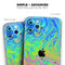 Neon Color Swirls // Skin-Kit compatible with the Apple iPhone 14, 13, 12, 12 Pro Max, 12 Mini, 11 Pro, SE, X/XS + (All iPhones Available)
