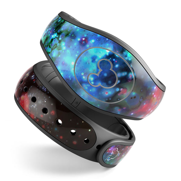Neon Colored Paint Universe - Decal Skin Wrap Kit for the Disney Magic Band