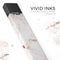 Pale Pink Marble Surface - Premium Decal Protective Skin-Wrap Sticker compatible with the Juul Labs vaping device