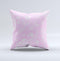Light Pink & White Lace Pattern  Ink-Fuzed Decorative Throw Pillow