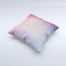 The Pink and Blue Shimmering Orbs of Light ink-Fuzed Decorative Throw Pillow