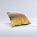The Scratched Gold and Silver Surface ink-Fuzed Decorative Throw Pillow
