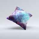 The Trippy Space ink-Fuzed Decorative Throw Pillow