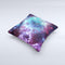 The Trippy Space ink-Fuzed Decorative Throw Pillow