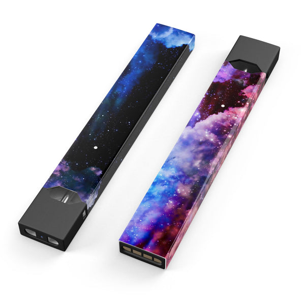 Purple Blue and Pink Cloud Galaxy - Premium Decal Protective Skin-Wrap Sticker compatible with the Juul Labs vaping device