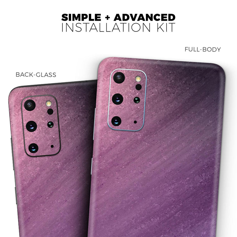 Purple Dust - Skin-Kit for the Samsung Galaxy S-Series S20, S20 Plus, S20 Ultra , S10 & others (All Galaxy Devices Available)