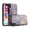 Purple Marble & Digital Gold Foil V4 - iPhone X Swappable Hybrid Case