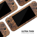 Raw Wood Planks V11 - Full Body Skin Decal Wrap Kit for Nintendo Switch Console & Dock, Pro Controller, Switch Lite, 3DS XL, 2DS XL, DSi, Wii