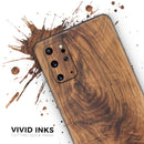 Raw Wood Planks V11 - Skin-Kit for the Samsung Galaxy S-Series S20, S20 Plus, S20 Ultra , S10 & others (All Galaxy Devices Available)