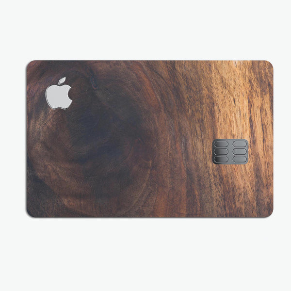 Raw Wood Planks V13 - Premium Protective Decal Skin-Kit for the Apple Credit Card