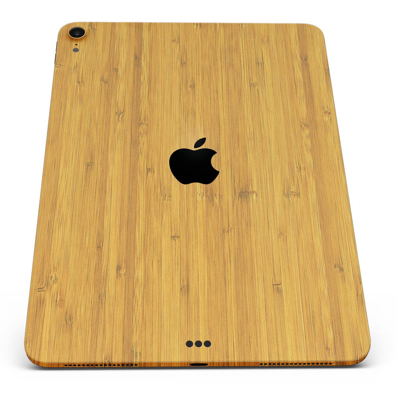 Real Light Bamboo Wood - Full Body Skin Decal for the Apple iPad Pro 12.9", 11", 10.5", 9.7", Air or Mini (All Models Available)