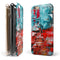 Red and Blue Abstract Oil Painting iPhone 6/6s or 6/6s Plus 2-Piece Hybrid INK-Fuzed Case