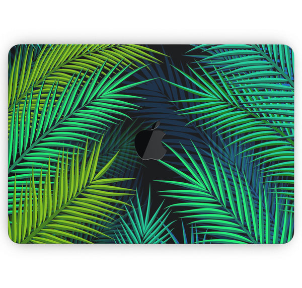 Retro Summer Jungle v1 - Skin Decal Wrap Kit Compatible with the Apple MacBook Pro, Pro with Touch Bar or Air (11", 12", 13", 15" & 16" - All Versions Available)