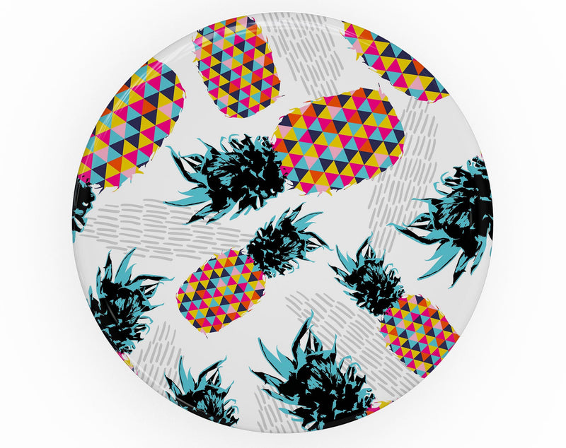 Retro Summer Pineapple v3 - Skin Kit for PopSockets and other Smartphone Extendable Grips & Stands