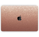 Rose Gold Digital Falling Glitter - Skin Decal Wrap Kit Compatible with the Apple MacBook Pro, Pro with Touch Bar or Air (11", 12", 13", 15" & 16" - All Versions Available)